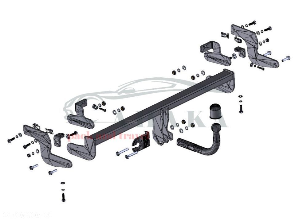 Hak Holowniczy Odkręcany Do Citroen C4 Cactus Od 2018 - 3