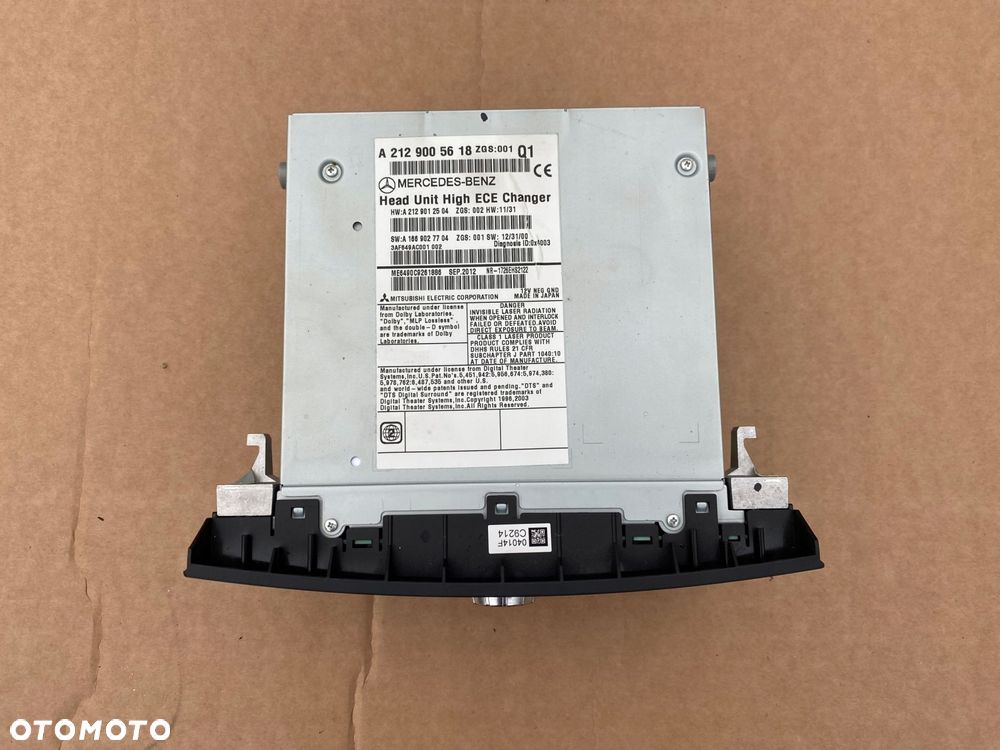 A2129005618 W218 CLS NAVIGACJA RADIO COMAND PANEL A2188209210 MERCEDES - 1