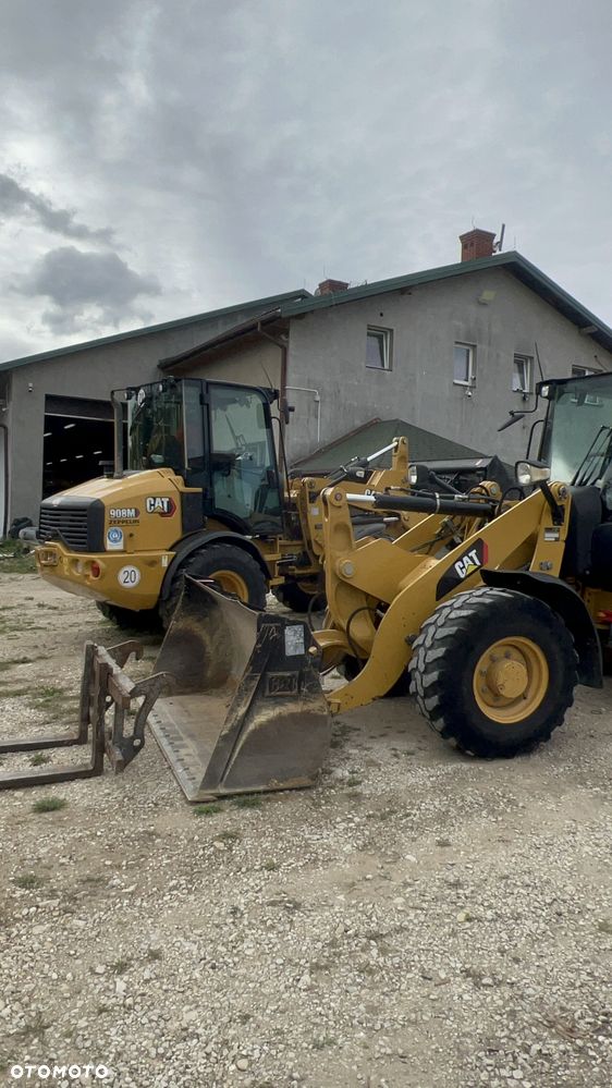 Caterpillar ŁADOWARKA CAT 908M 21r łyżka szczęka widły krokodyl 906 907 H przegubowa łamana Catepillar - 34