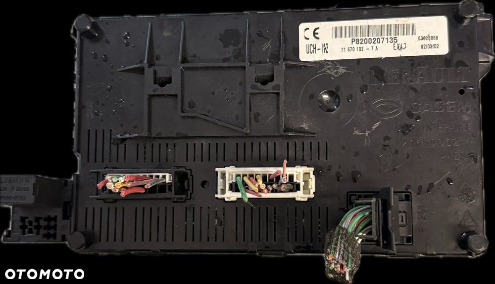 BSI Skrzynka Bezpieczników Moduł Komfortu Renault P8200207135
