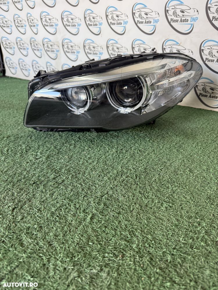 Far stanga Bmw seria 5 F10 F11 facelift lci bixenon bi xenon adaptiv - 3