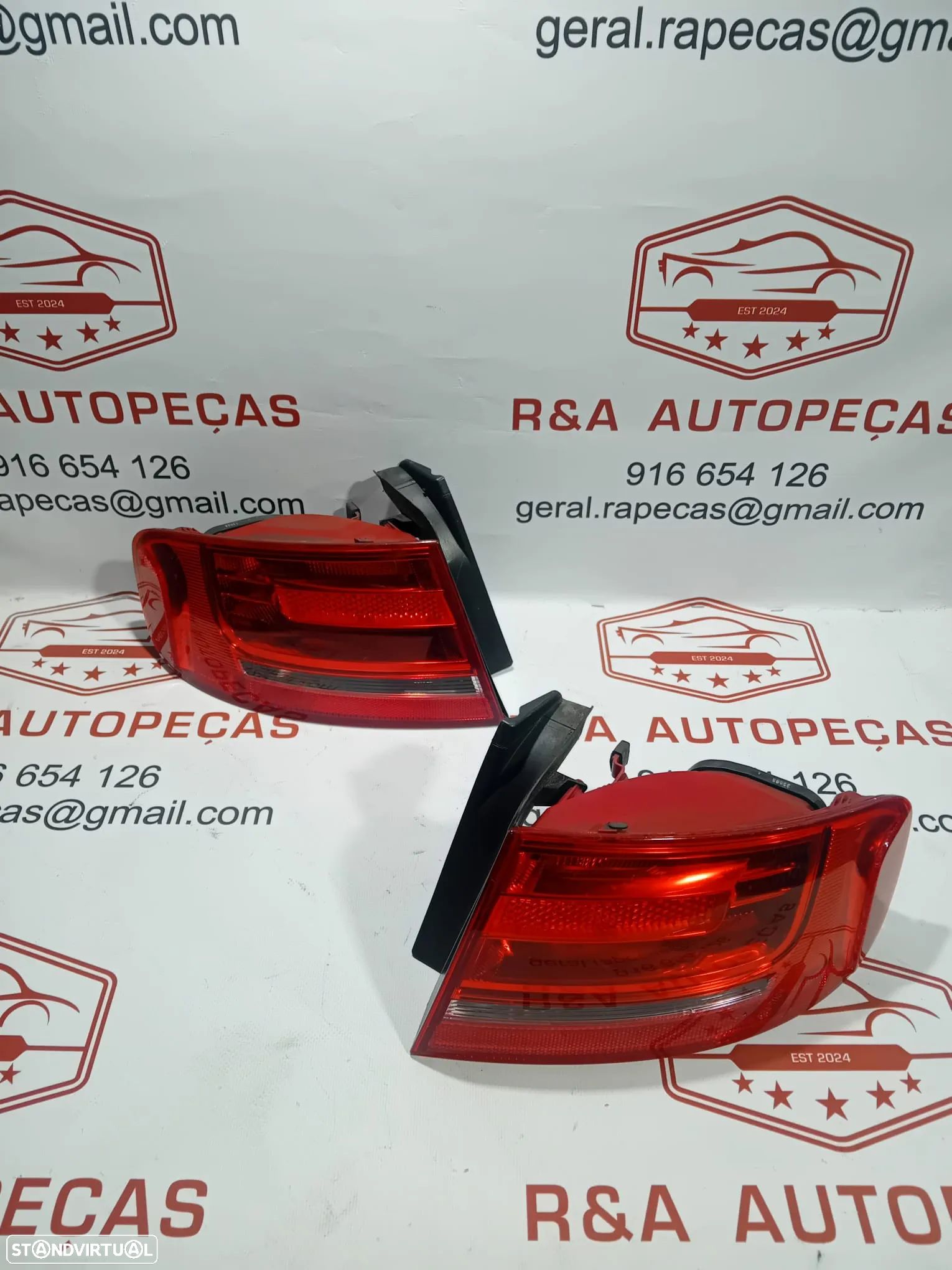 Farolins Trás Traseiro Direito Esquerdo Audi A4 B8 Original - 1