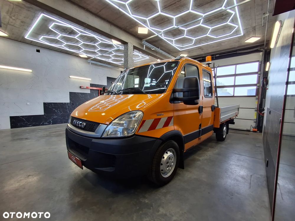 Iveco Daily 35S14 Doka Dubel Brygadówka Służba Drogowa Silnik 3.0 Pomarańczowy 6 Miejsc Hak Kamera Cofania Webasto Ogrzewanie Postojowe Klimatyzacja Fotele Pneumatyczne - 6