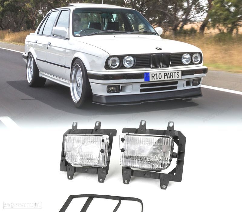 FARÓIS DE NEVOEIRO BMW E30 BRANCOS - 1
