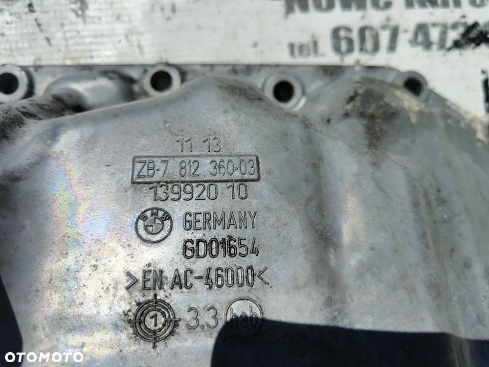 BMW F10 F11 F20 F21 F30 F31 2.0d N47 Miska olejowa 7812360 - 4