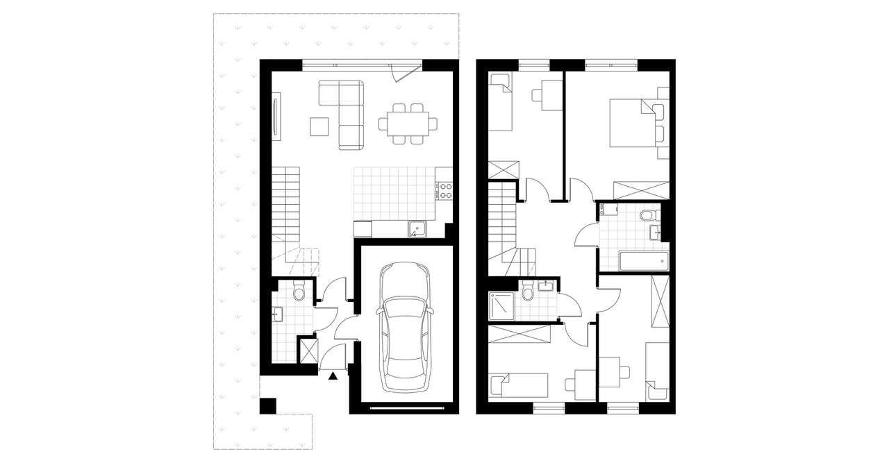 5-pokojowy dom 123m2 + ogródek Bez Pośredników - Pełny obrazek: 3/8