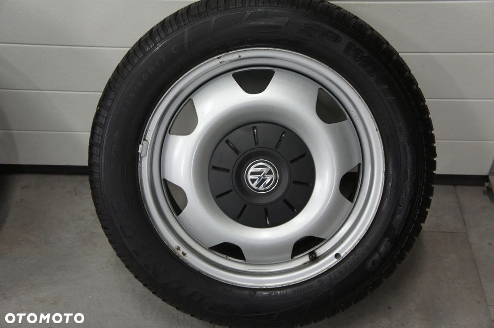 NR 303 Koła Zimowe VWMultivan  215/60/17C Dunlop Bieżnik ok 7mm - 5