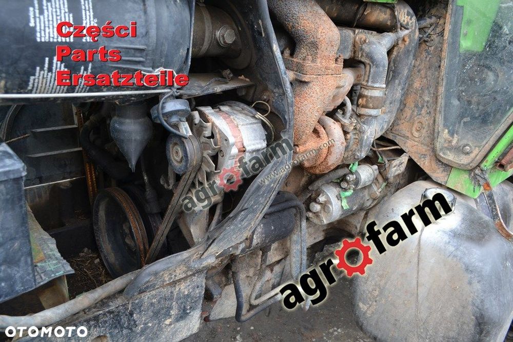 Deutz DX 4.50 części, skrzynia biegów, silnik, oś - 4