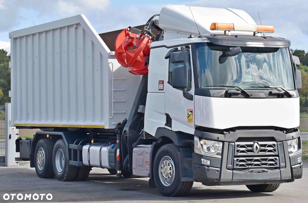 Renault C 460 * HAKOWIEC + KESLA 21172 * STAN BDB - 3