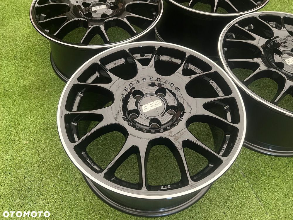 KOMPLET FELG FELGI BBS MOTORSPORT 18 5X112 ET50 VW GOLF AUDI A3 LEON - 1