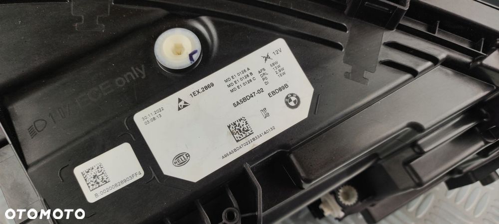 5A5BD47 reflektor lampa lewy lewa przód przednia BMW U11 FULL LED ADAPTIVE - 9