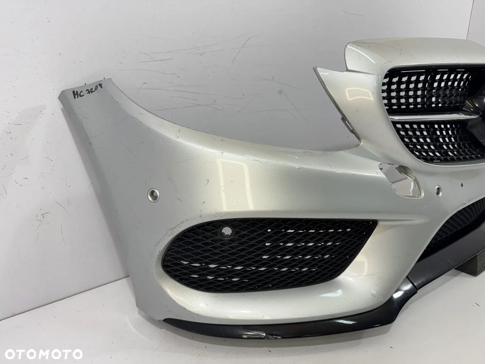 ZDERZAK PRZÓD PRZEDNI MERCEDES C KLASA AMG W205 A205 PIANO BLACK - 2