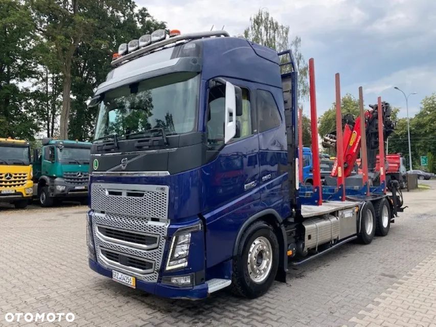 Volvo FH16 650 6X4 PALFINGER EPSILON M12Z83 do drzewa - 2