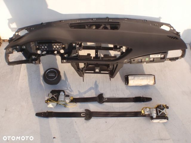 AUDI A7 S7 RS7 4G DESKA KONSOLA KOKPIT PULPIT PÓŁKA PARAPET AIRBAG PODUSZKI PASY oryginał KOMPLET !! - 1