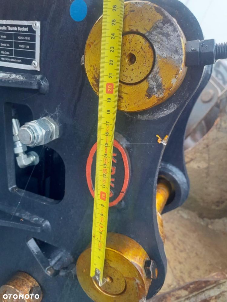 Łyżka z kciukiem do koparki pazur chwytak hak chwytający łapa dociskowa hydrauliczny NOWY - 9