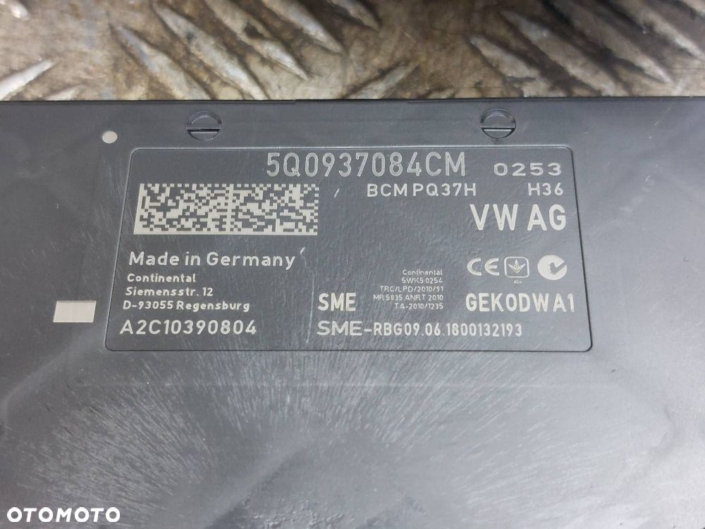 ZESTAW STARTOWY SKODA OCTAVIA III 2.0 TDI 04L907309R 5Q0937084CM 5E0920781E - 4