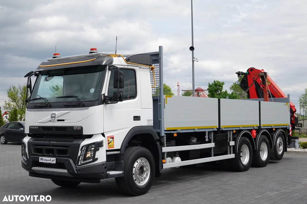 Volvo FMX 460 / 8X4 / TRIDEM /  7.75 M TRANSMISIE / HDS PALFINGER PK 24.001 / PILOT / PRELUNGIE -12.5M / AXIE LIFTATOR / EURO 6 / IMPORTAT - 6