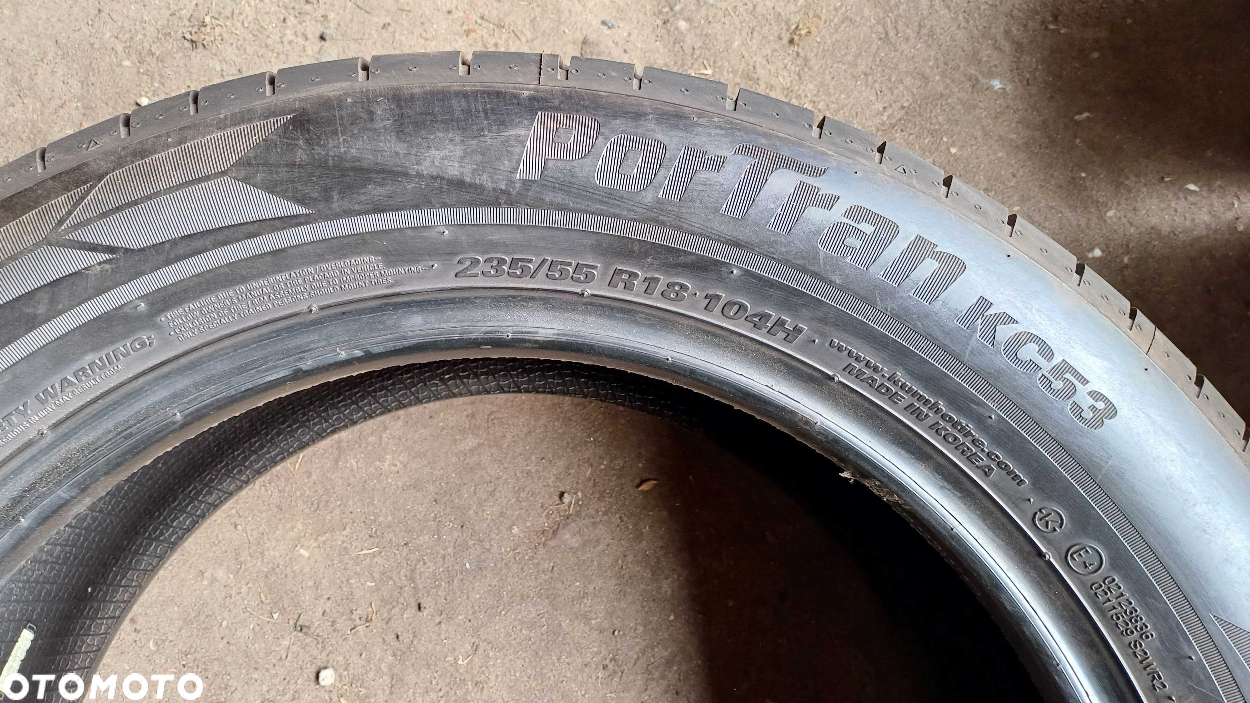 Kumho PorTran KC53 235/55 R18 104H XL 2023r Demo - 5