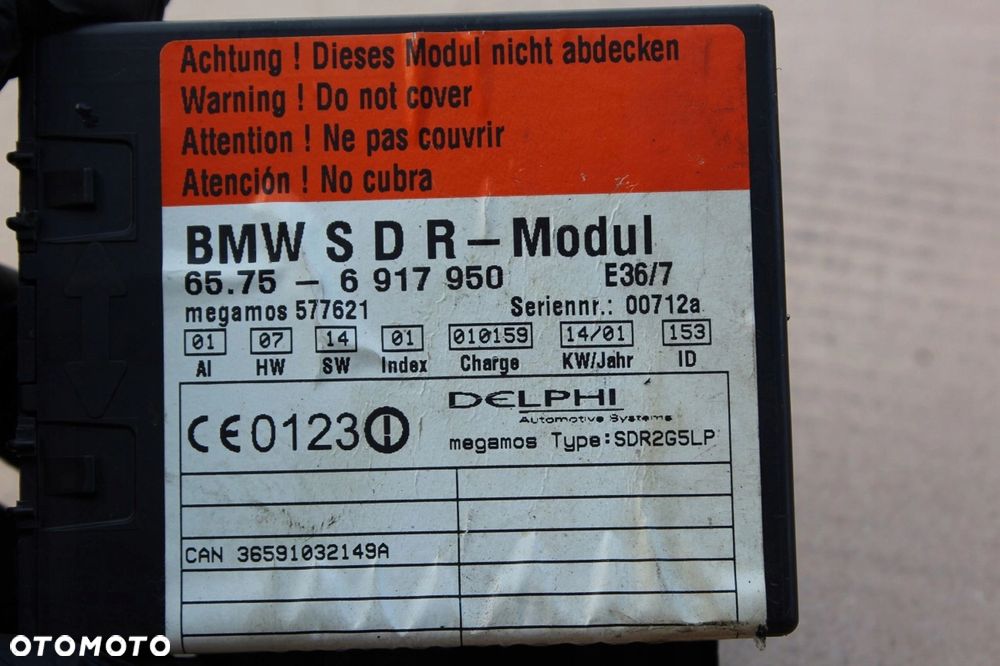 Moduł alarmu BMW z3 6917950 - 2