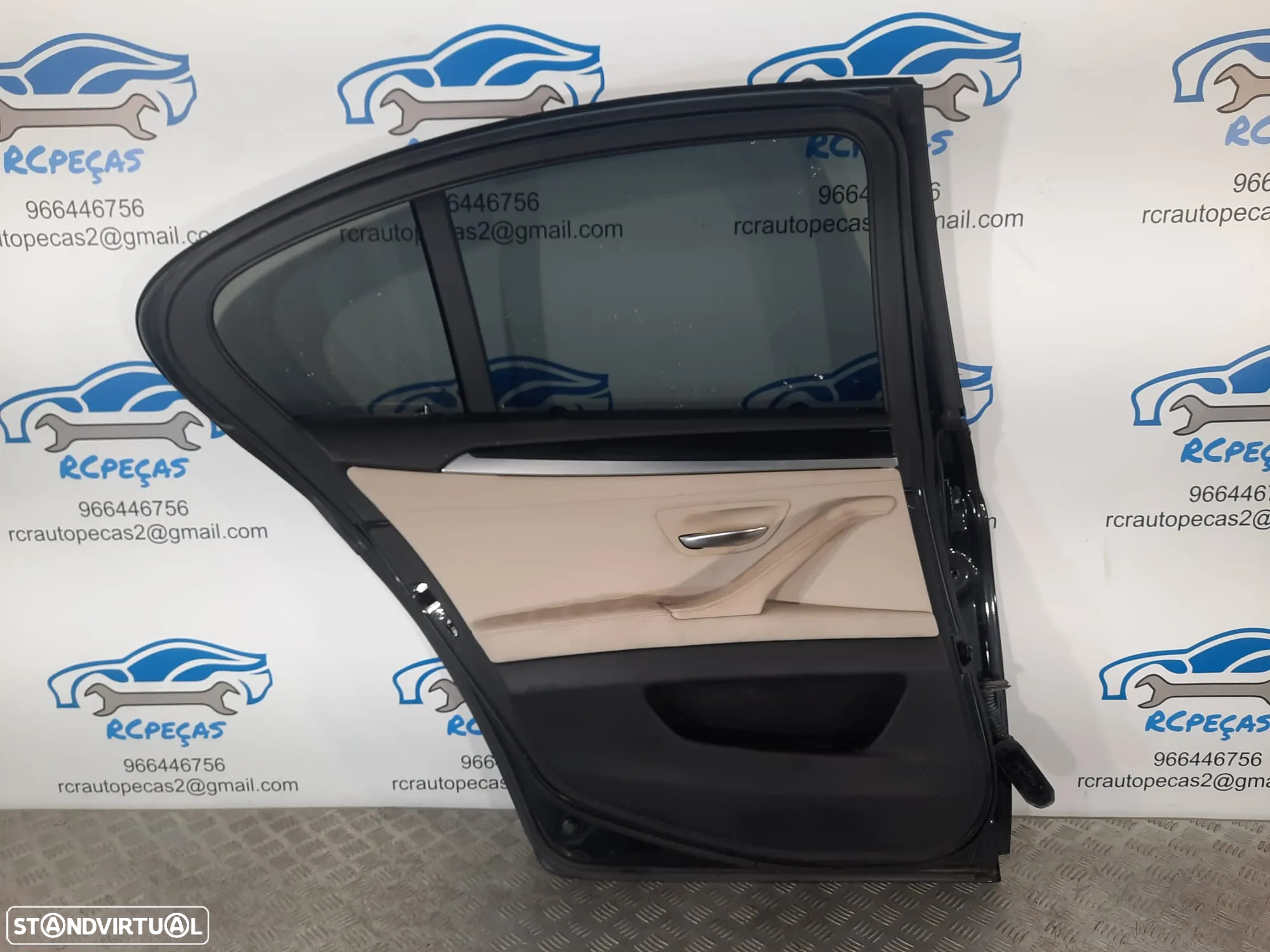PORTA PORTAS TRASEIRA TRÁS ESQUERDA BMW SERIE 5 F10 SEDAN CARRO FECHO ELEVADOR MOTOR PUXADOR VIDRO ESCURECIDO - 3