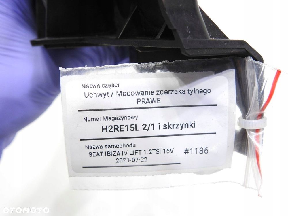 ŚLIZG ZDERZAKA PRAWY TYŁ SEAT IBIZA IV 6J - 5