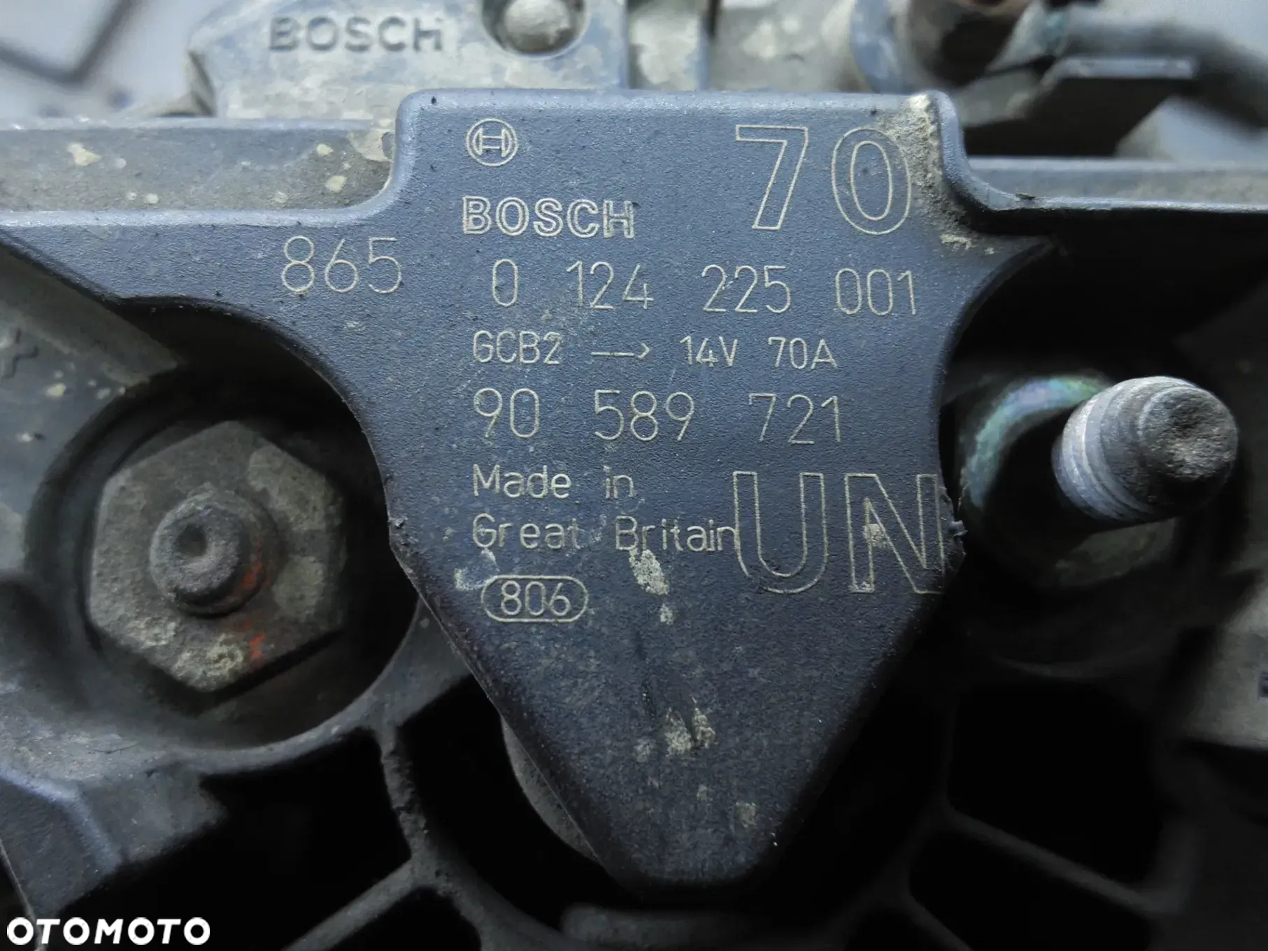 OPEL CORSA C ASTRA G 1.2B ALTERNATOR 0124225001 90589721 BOSCH ORYGINAŁ - 2