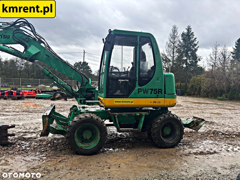 Komatsu PW 75 R KOPARKA KOŁOWA 2000r. | Komatsu pw 98 liebherr 308 309 310 wacker 9503 terex 70 Yanmar 95 - 18