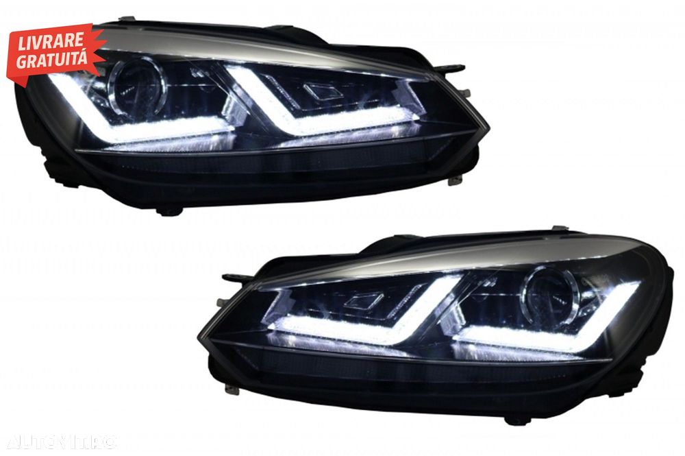 Faruri Osram LED Crom LEDriving Semnal Dinamic si Grila Centrala VW Golf 6 VI (200- livrare gratuita - 4