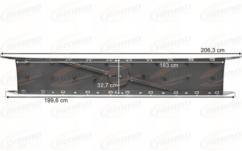 VOLVO FH5 ATRAPA GÓRNA LISTWY CHROM - 2