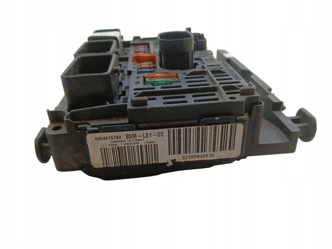 SKRZYNKA BEZPIECZNIKÓW MODUŁ BSM L01 PEUGEOT 407 9654815780 L01 - 3