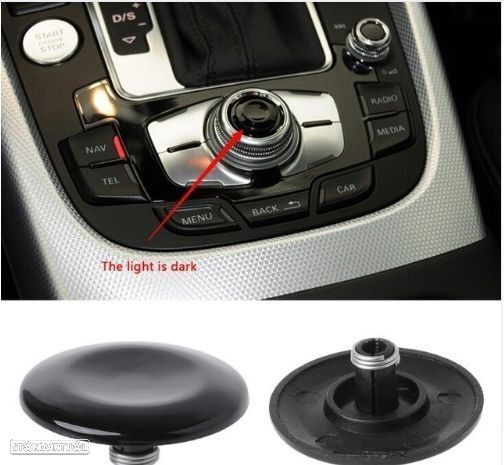 Botão Capa Joystick Audi A4 A5 A6 Q5 Q7 S5 S6 S8   NOVO - 1