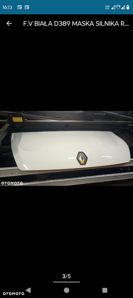 F.V Renault Master III BŁOTNIK LEWY BIAŁY Opel Movano B MASTER III MOVANO B BŁOTNIK PRAWY BIAŁY - 9