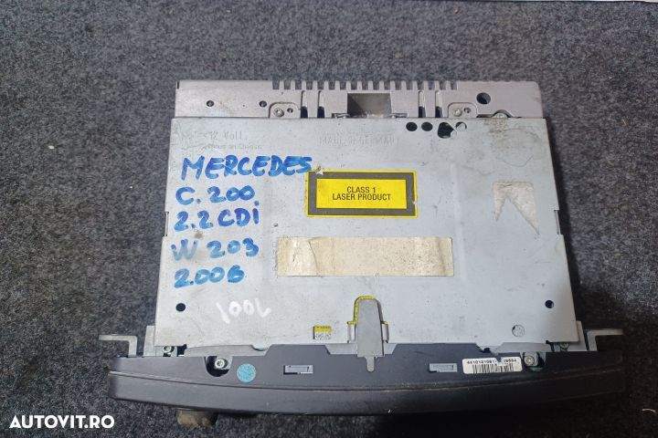 Radio cd A2038202286 Mercedes-Benz C-Class W203/S203/CL203 [2000 - 20 - 2