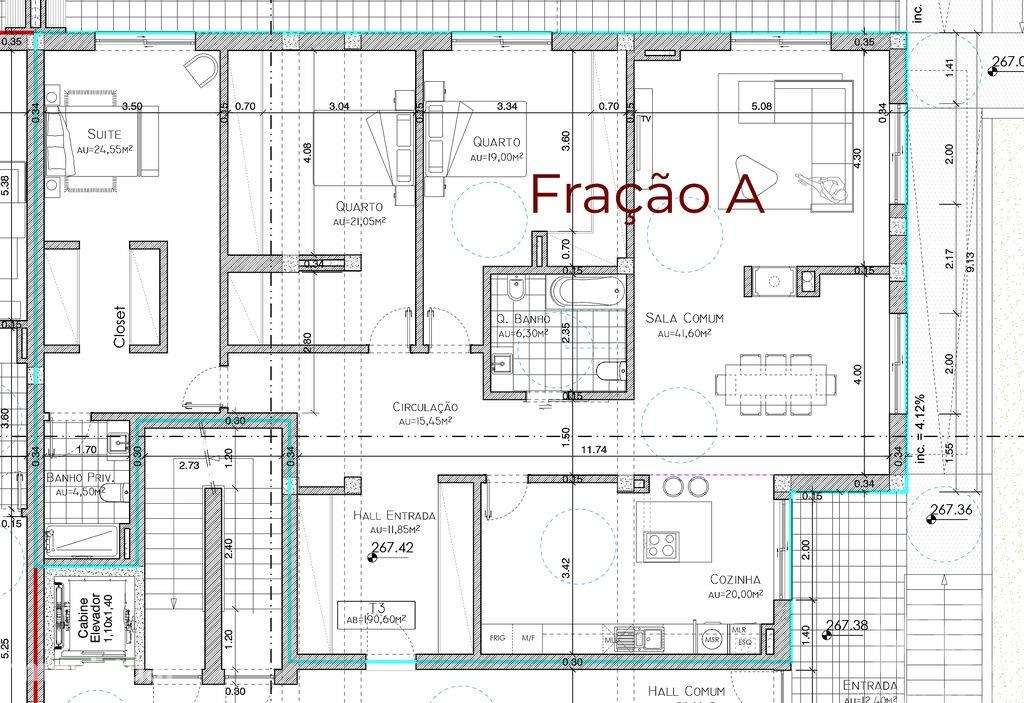 Apartamento T3 em Nogueira do Cravo e Pindelo de 190,00 m2 - Grande imagem: 4/9