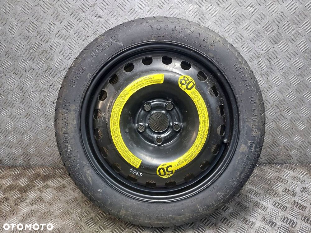 DOJAZDÓWKA 5x112 4Jx17 ET35 FI57,1 125/80R17 AUDI A4 B6 8E0601027C - 1