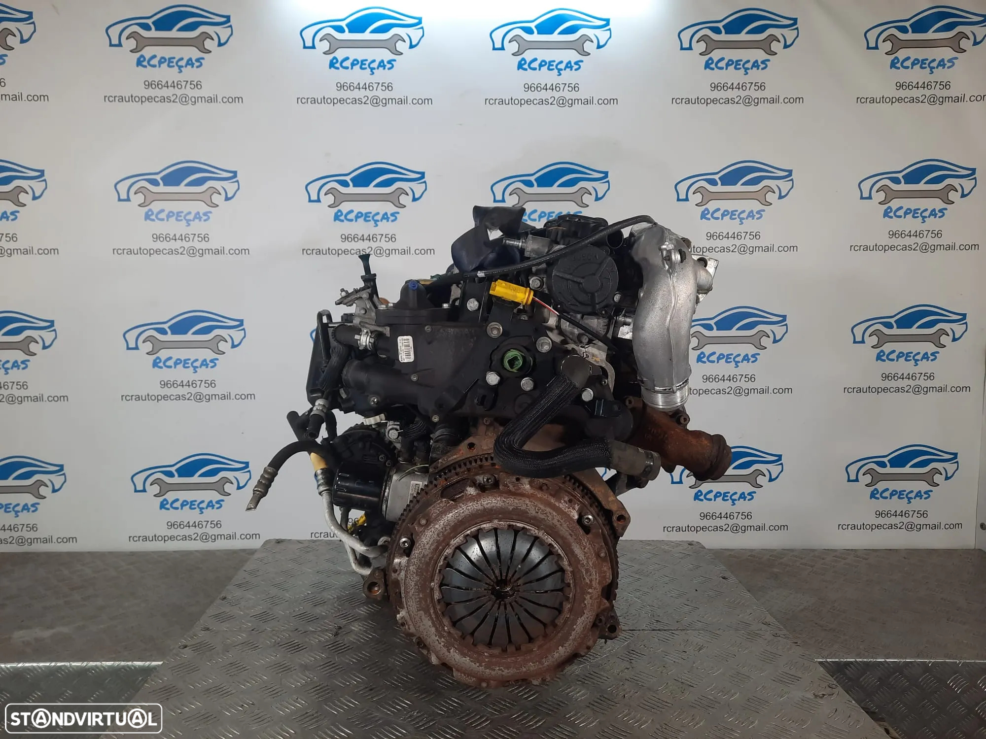 .Motor Completo RHY 2.0 Hdi 8v 90cv PSA Citroen Peugeot Injeção Siemens - 8