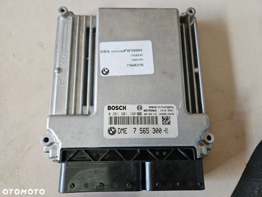 Zestaw startowy sterownik moduł stacyjka start stop BMW seria 1 E87 2,0 i 2006r 7565300 - 2
