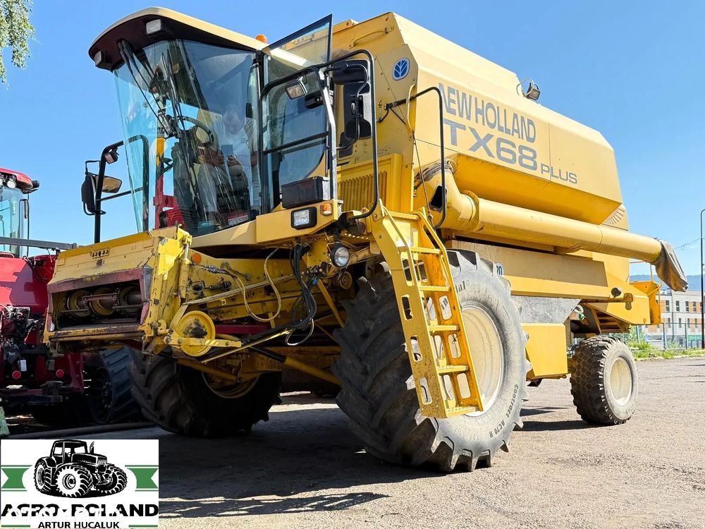 New Holland TX 68 PLUS - 2002 ROK - 6.1 M - POZIOMOWANIE KOSZA SITOWEGO - 2