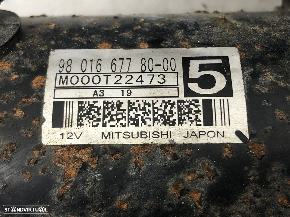 Motor de arranque Usado CITROЁN C4 II (B7) 1.6 BlueHDi 120 98 016 677 80 MOTOR B... - 6