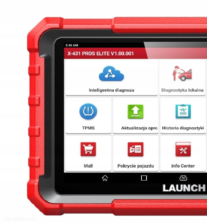 TESTER DIAGNOSTY7CZNY LAUNCH PROS ELITE NEW X-431 POLSKI JĘZYK ANDROID 10 - 5