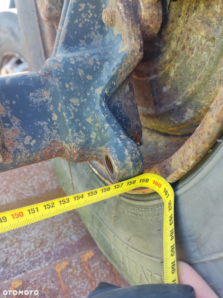 oś z kołami do przyczepki - 3