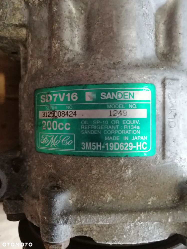 Ford Focus Volvo kompresor klimatyzacji Sanden SD7V16 1249 3M5H-12D629-HC - 5