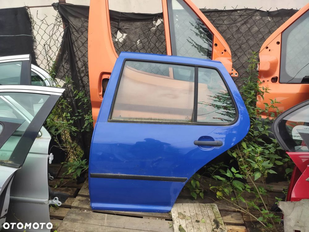 Drzwi Prawy Przód Lewy Tył VW GOLF IV LW5Z NIEBIESKIE 5D H/B - 8