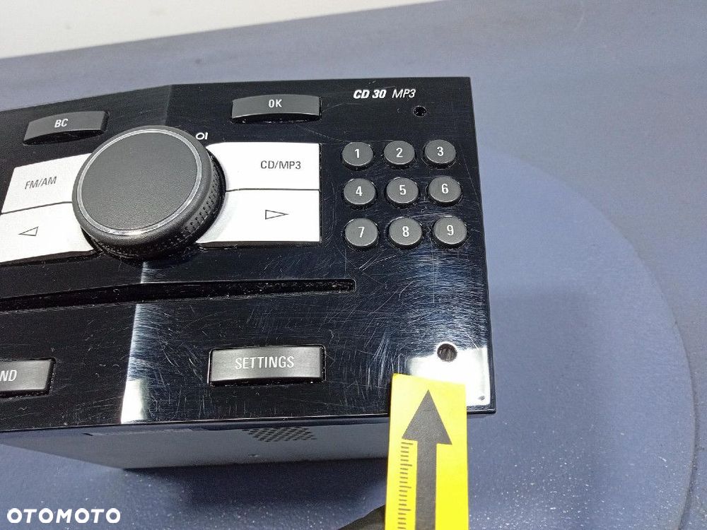 OPEL ZAFIRA B LIFT 08- RADIO FABRYCZNE CD30 MP3 WYŚWIETLACZ 13357123 - 8