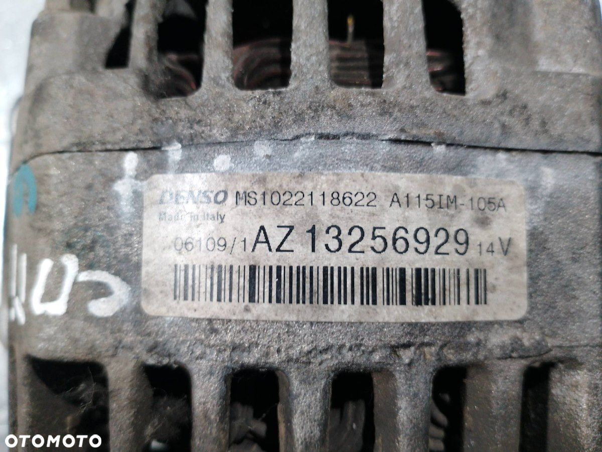 ALTERNATOR OPEL ASTRA H AZ13256929   MS1022118622 1.3 CDTI - 2