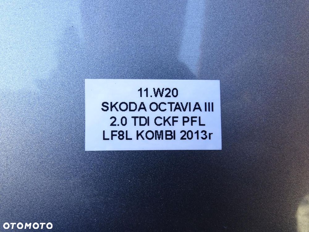DRZWI LEWY TYŁ LEWE TYLNE LF8L SKODA OCTAVIA III 5E KOMBI 12-20r - 16