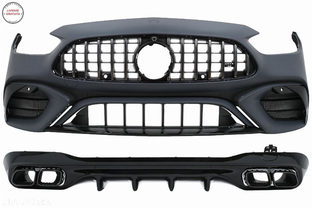 Pachet Exterior Complet Mercedes C-Class W206 Sedan S206 T-Modell Sport Line (2021- livrare gratuita - 1