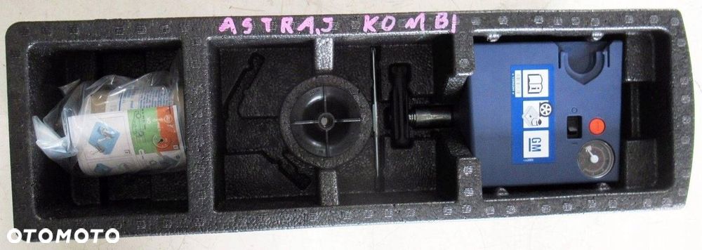 OPEL ASTRA J IV 4 LIFT WKŁAD ZESTAW BAGAŻNIKA KOMPRESOR UCHO KOMBI13421056 - 4