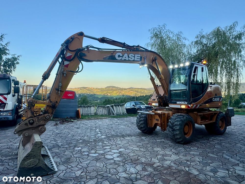 Case WX145 koparka kołowa 14t 15t balon szybkozłącze geith czerpak