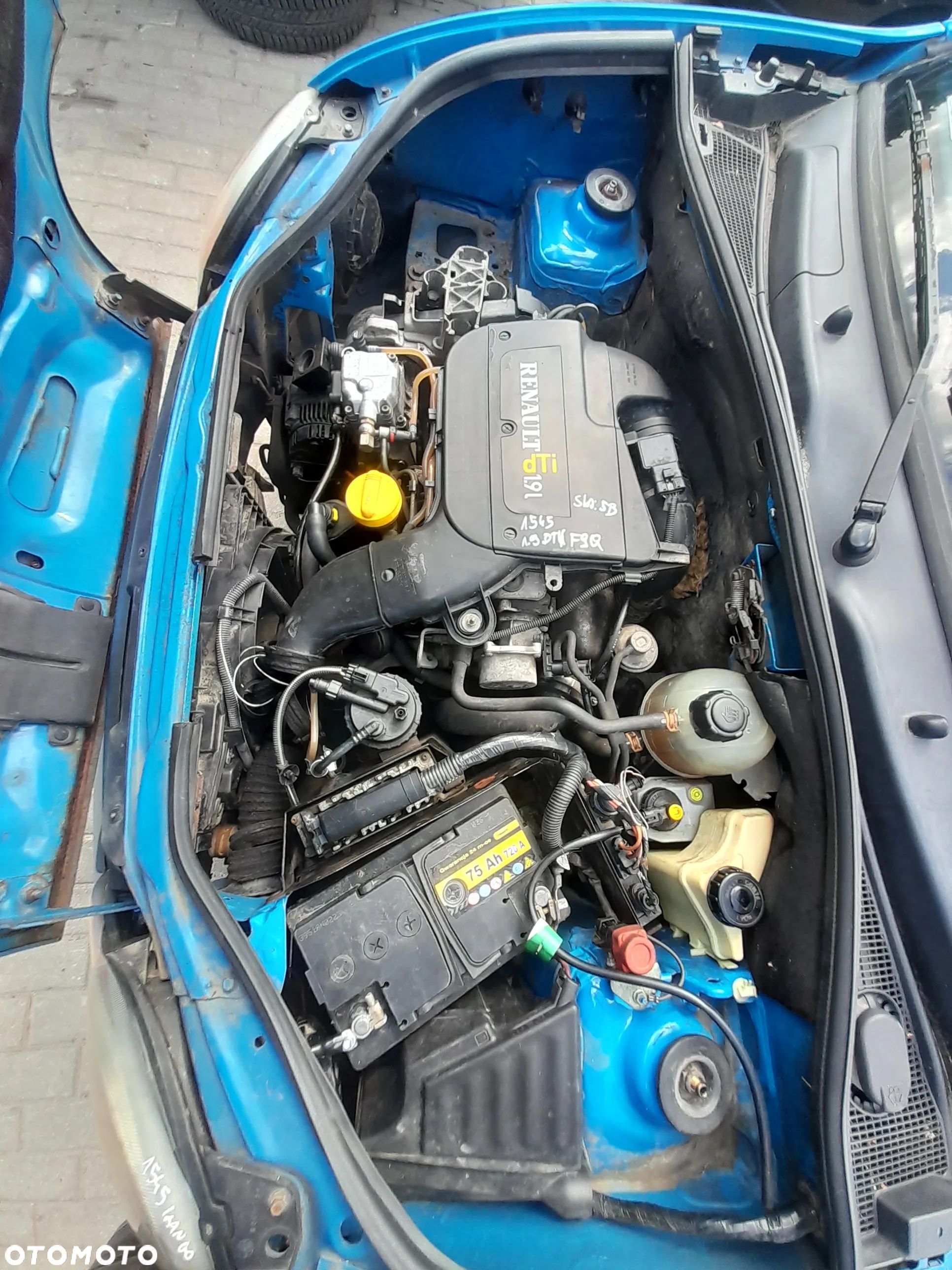 RENAULT KANGO SILNIK 1.9 DTI DIESEL OZNACZENIE: F9Q - 1
